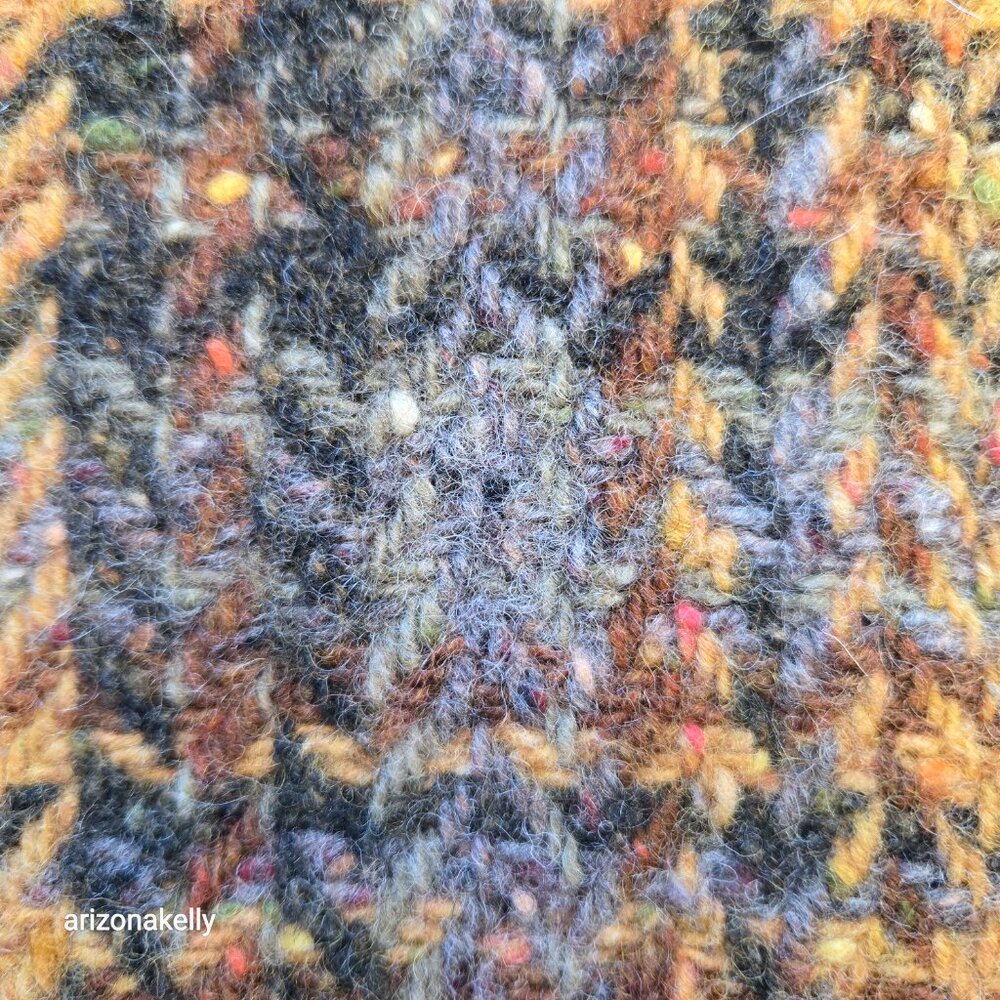 Karen Zambox Wool Tweed Plaid Vintage Culture - Picture 4 of 14